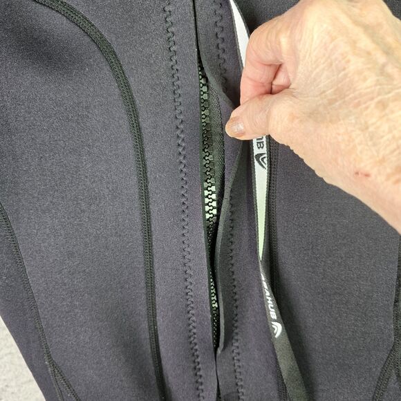 Abahub Shorty Wetsuit XS Black 2mm Neoprene Front Zip Swim Surf Dive Suit - Picture 11 of 16